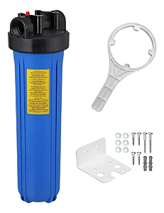 Filtro Big Blue 20" - Vazão até 6.000 litros / hora: