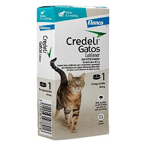 Antipulgas Credeli 48mg Gatos 2kg a 8kg 1 comprimido