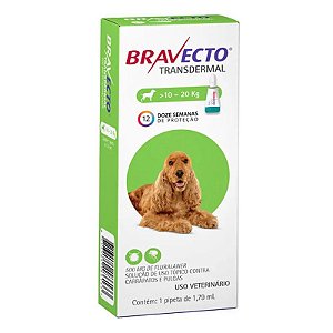 Bravecto Transd. Caes De 10 A 20 Kg - 500mg