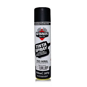 Tinta Spray Preto Fosco 300ml