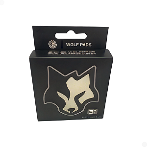 Boina De Lã Natural Artic Wool Com Interface 3,25 Wolf Pads