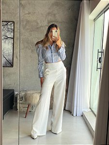 Calça Pantalona Reta