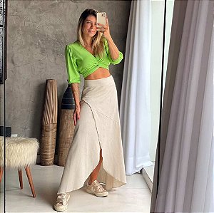 Blusa Transpasse Amarração