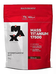 Hipercalórico Mass Titanium 17500 3kg - Max Titanium