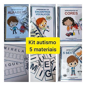Kit Alfabetização Autismo