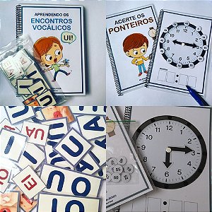 Kit Materiais Pedagógicos - Alfabetização - Autismo