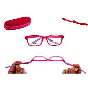 ARMAÇÃO DE GRAU INFANTIL FEMININO SILMO KIDS