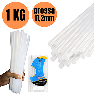 Cola Quente Bastao Silicone Grossa Pct/1Kilo
