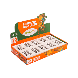Borracha Branca 20 Caixa C/20 Und