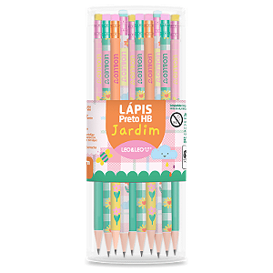 Lápis Grafite Hb Jardim C/ Borracha Pote C/ 72 Und