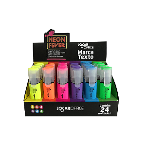 Marca Texto Neon Fever Display C/24 Unidades
