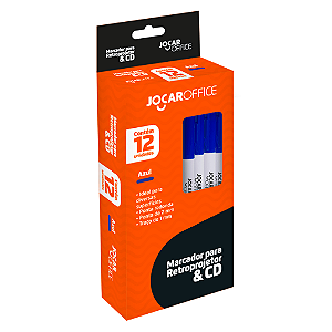 Marcador Cd/Retroprojetor Ponta 2Mm Azul Cx/12