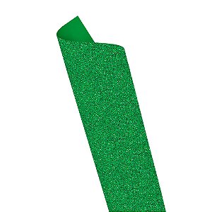 Placa Eva Com Brilho 40Cmx60Cm Verde Pct/5 Folhas