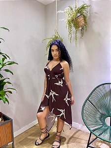 Vestido Lenço Andorinhas