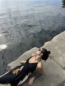 Vestido Lenço Fluxo