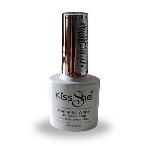 ESMALTE EM GEL KISS SHE - VÁRIOS TONS DE BRANCO