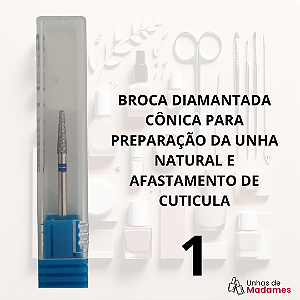 BROCA DE MANICURE - PARA PREPARAÇÃO DA UNHA