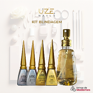 KIT BLINDAGEM UZE NAILS - IDEAL PARA PROFISSIONAIS APAIXONADAS POR NATURALIDADE