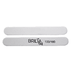 LIXA RETA SLIM 100/180 BRILIA NAILS - UN