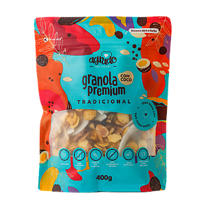 Granola Premium Tradicional com Coco - 400g