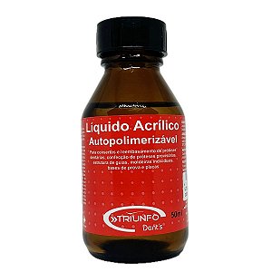 Resina Acrílica Auto Líquido 50ml Triunfo