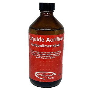 Resina Acrílica Auto Líquido 250ml Triunfo