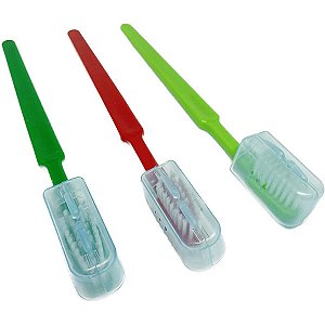 Kit 50 Escova Dental Adulto com Protetor Medfio