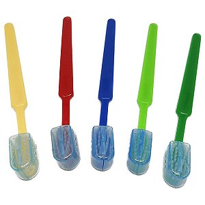 Kit 50 Escova Dental Infantil com Protetor Medfio
