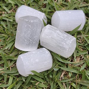 Selenita Branca Rolada