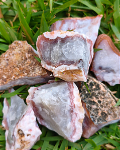 Ágata de Fogo Bruta