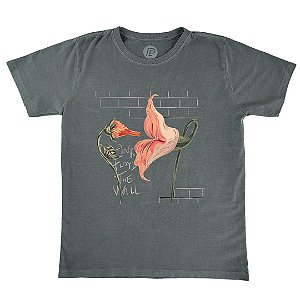 Camiseta Pink Floyd Cinza Chumbo Estonado