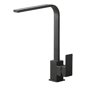Torneira Cozinha c/ Monocomando Gourmet Slim Inox Preto