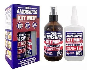 KIT MDF ALMASUPER 100GR (COLA + ACELERADOR)