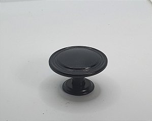 PUXADOR ESCUDO 35MM PRETO HASTVEL