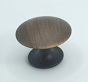 PUXADOR COGUMELO 25MM OURO ENVELHECIDO HASTVEL