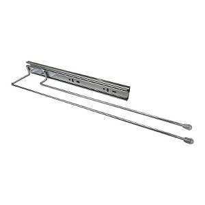 PORTA PANO DUPLO CROMADO 80X25X435MM JOMER 7620/8620