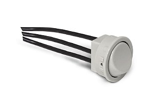 BOTAO INTERRUPTOR PARALELO CINZA C/ CABO ICG2SP
