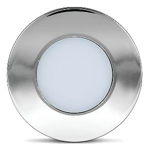 Luminária Point 1,5W Redonda 4000K Cromado LED Line