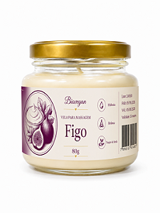 Vela para Massagem Figo 80g Romance | Óleo Corporal Hidratante | Aromaterapia | SPA