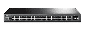 Switch 48p 10/100/1000 Gerenciável - Marca TPLINK - Modelo TL-SG3452