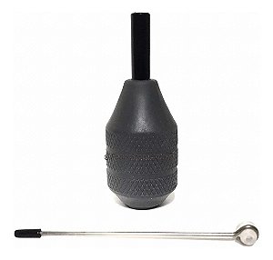 Grip c/haste p/cartucho descartável de tattoo