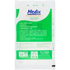 Luva Cirúrgica Latéx Sem Pó TAM: 7.5 MEDIX
