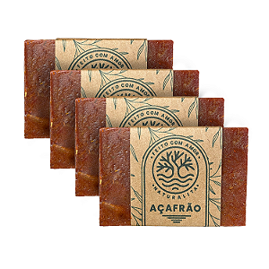 Kit 4un. Sabonete Açafrão 60g