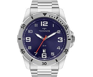 Relógio Masculino Technos Prata Performance Militar 2115NAP/1A