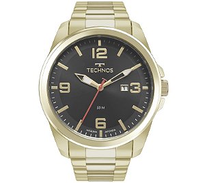 Relógio Masculino Technos Analógico Dourado Militar 2115NAT/1P Calendário