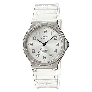 Relógio de Pulso Casio Standard Transparente MQ-24S-7B