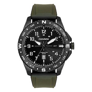 Relógio Masculino Mondaine Lumination Analógico Silicone Calendário 32883GPMVPI2