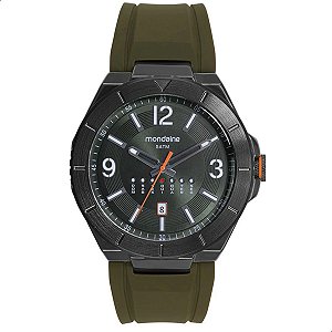 Relógio Masculino Mondaine Silicone Analógico Verde 32926GPMVSI2
