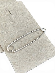 Alfinete Prata 925 com 4 cm