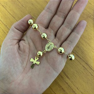 PULSEIRA TERÇO COM BOLA 10MM
